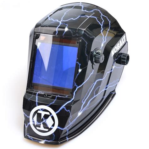 Kobalt Auto Darkening Variable Shade Hydrographic Welding Helmet in the Welding Helmets ...