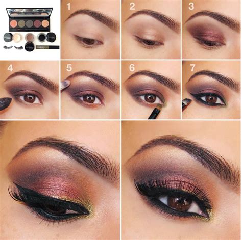 20 Easy Step By Step Eyeshadow Tutorials for Beginners | Purple smokey eye, Eye makeup tutorials ...