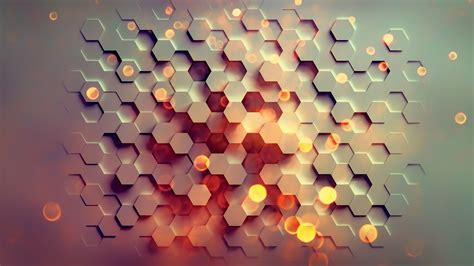 Download 3840x2160 Wallpaper 3d, Hexagons, Pattern, Abstract, 4k, 4 K ...