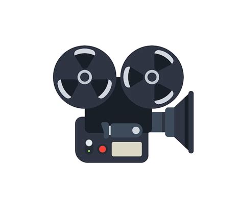 Premium Vector | Movie Camera vector isolated icon. Emoji illustration. Movie Camera vector emoticon