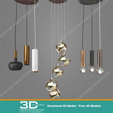 403. Ceiling light 3dmodel Free Download - 3DMili 2025 Download 3D Model - Free 3D Models - 3D ...