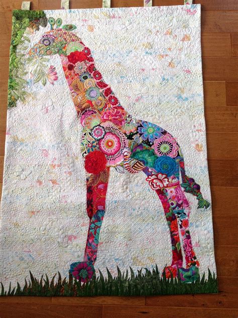 Giraffe Quilt Pattern Giraffe Quilt Collage Pattern Heine Laura Poki Mini Patterns Quilts ...