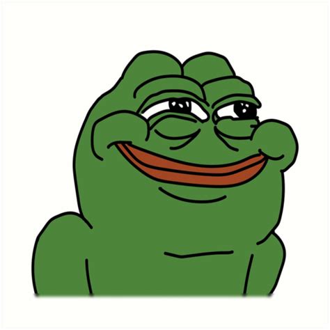 "Happy Pepe" Art Print by ScringyBungus | Redbubble