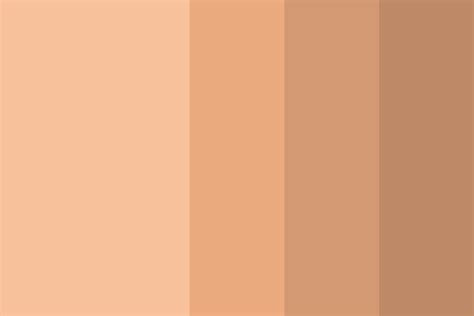 Lightly tanned skin tones Color Palette