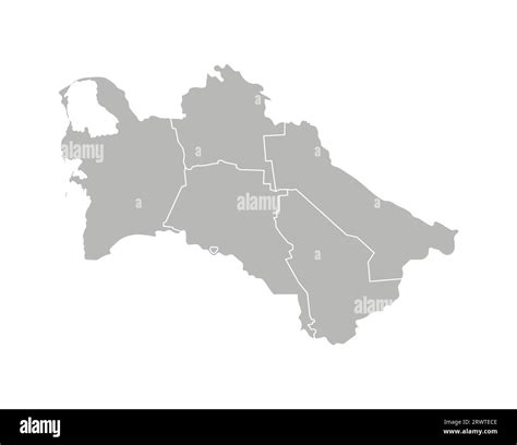 Vector isolated illustration of simplified administrative map of ...