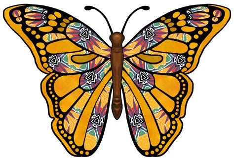 Butterfly Wing Patterns - ClipArt Best