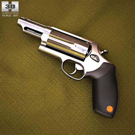 Taurus Judge Magnum 3D model - Weapon on Hum3D