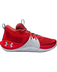 Under Armour Joel Embiid Embiid One - Basketball Shoes in Red for Men - Lyst