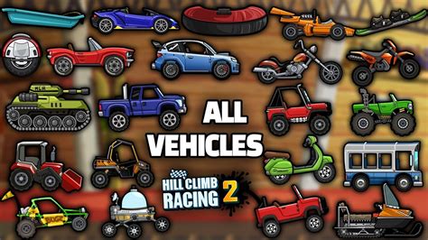 Hill Climb Racing Vehicles