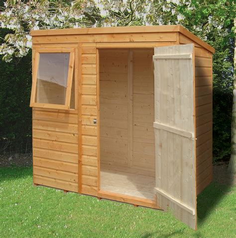 Pent T&G Flat-pack Shed (6ft x 4ft) - Cannock Gates