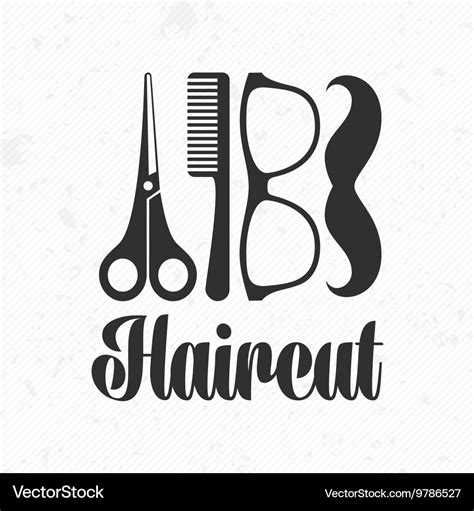 Haircut logo Royalty Free Vector Image - VectorStock