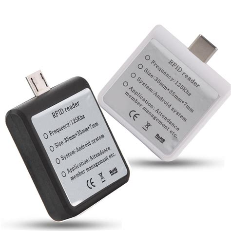 Smart Mobile Phone Card Reader, High Frequency Stable Performance R65D Plug and Play 125khz Card ...