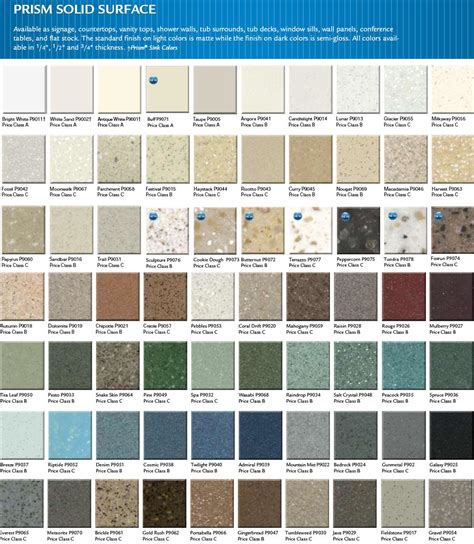 Corian Color Chart : Cromo Corian® - Krea - Gianetto Cleferts