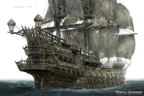 Image - DMTNT Concept Art Flying Dutchman 2.jpg | PotC Wiki | FANDOM powered by Wikia