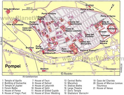 Map Of Pompeii Ruins - Globe Map Of Usa