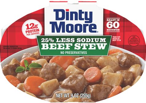 25% Less Sodium Beef Stew - HORMEL® COMPLEATS® microwavable meals