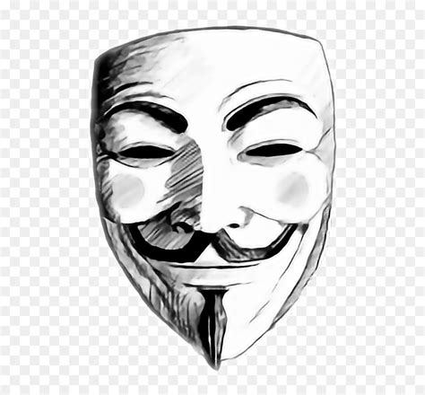 Guy Fawkes Mask Png -picture Transparent Stock Anonymous - Anonymous ...