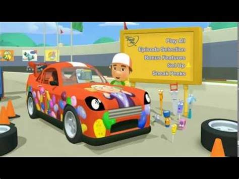 Handy Manny: Big Race - DVD Menu Walkthrough - YouTube