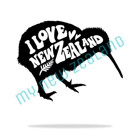 Kiwi Bird I Love New Zealand – My New Zealand