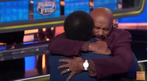 Family Feud's Steve Harvey stops show and nearly breaks down in tears ...