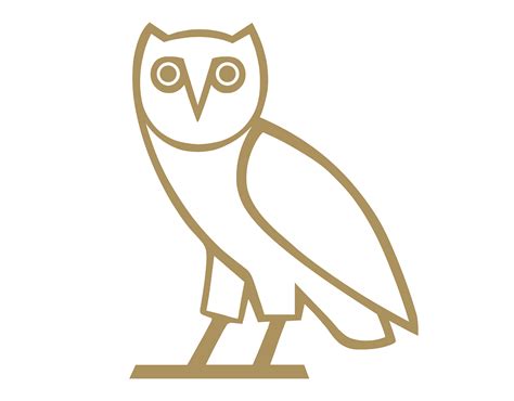 OVO Gold Owl logo transparent PNG - StickPNG