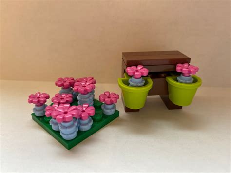 LEGO Flower Garden and Flower Pot Window | Etsy