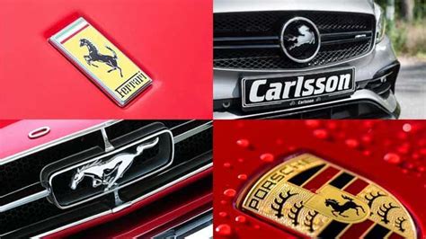 Car Logos With Horse | Car logos, Ford mustang logo, Jaguar car logo