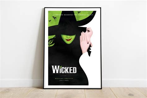 Wicked Musical Poster A4/A5/DIGITAL Broadway Official | Etsy