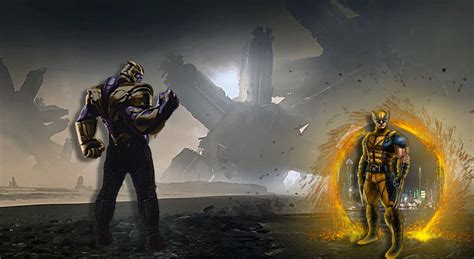 Thanos VS Wolverine by DHV123 on DeviantArt