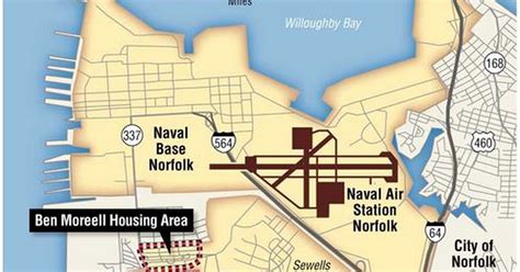 Naval Station Norfolk Pier Map