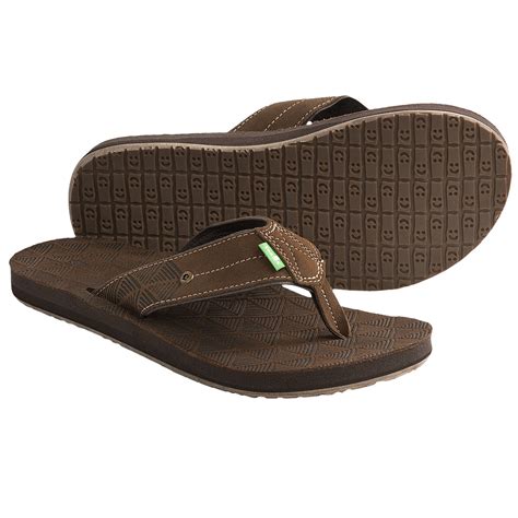 Leather Flip Flops For Men ~ Men Sandals