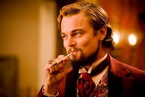 Leonardo DiCaprio in Django Unchained (2012) | Leonardo dicaprio beard, Calvin candie, Orange movie