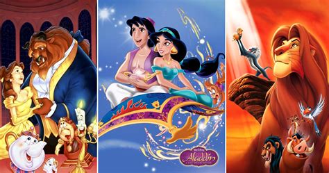 Disney animated movies from the 90s