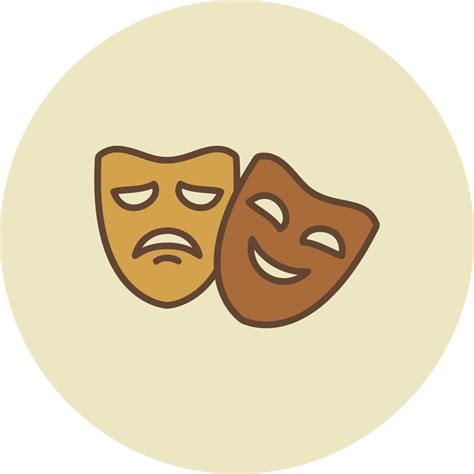 Theater Masks Creative Icon Design 15498104 Vector Art at Vecteezy