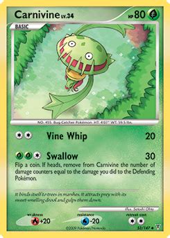 Carnivine | Pokédex