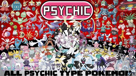 Pokemon All Psychic Pokemon - zaunmaler