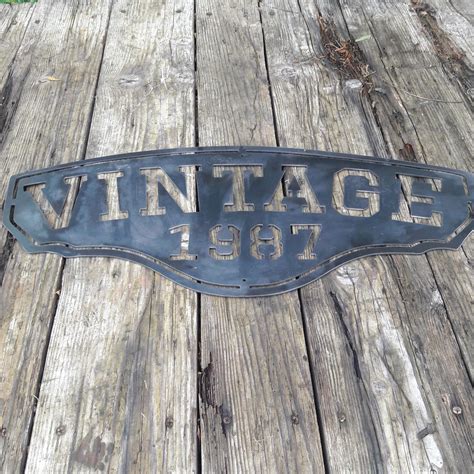 Vintage Metal Sign, Custom Metal Sign, Pesonalized – Maker Table