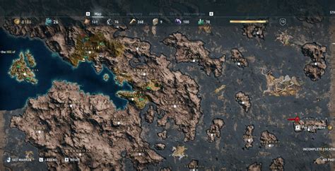 Assassin’s Creed Odyssey map guide – how big is the map, legend icons | Rock Paper Shotgun