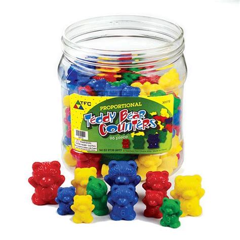 Teddy Bear Counters - Proportional - Teachers First Choice (30072) Educational Resources and ...