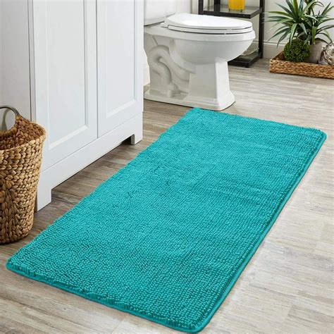 LOCHAS Bath Rugs 24" x 60" Large Runner Bathroom Rug, Soft Luxury ...