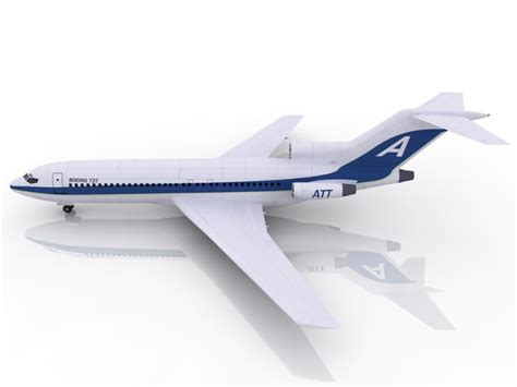 Boeing 727 3D model - Download Free 3D models