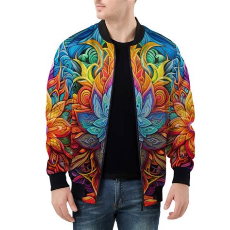 Bomber Jacket Bright Colors Art – CoolWear