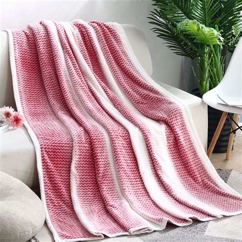 Super Soft Fleece Blanket - Warm, Lightweight, Breathable - Full Bed Blanket ,Red,70" x 78 ...