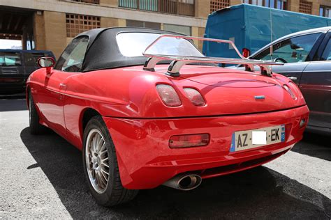 Fiat Barchetta. Red cabriolet * All PYRENEES · France, Spain, Andorra