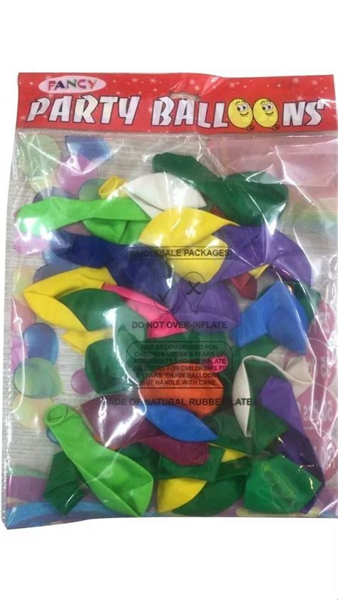 Party Rubber Balloons, Packaging Type: Packet at Rs 33/packet in Thane | ID: 24666455391