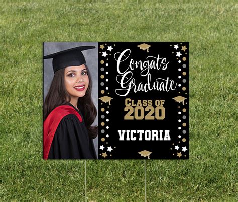 Custom Graduation Yard Sign - The Brat Shack Party Store