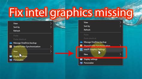 Fix no option for intel hd graphics control panel from right click on ...