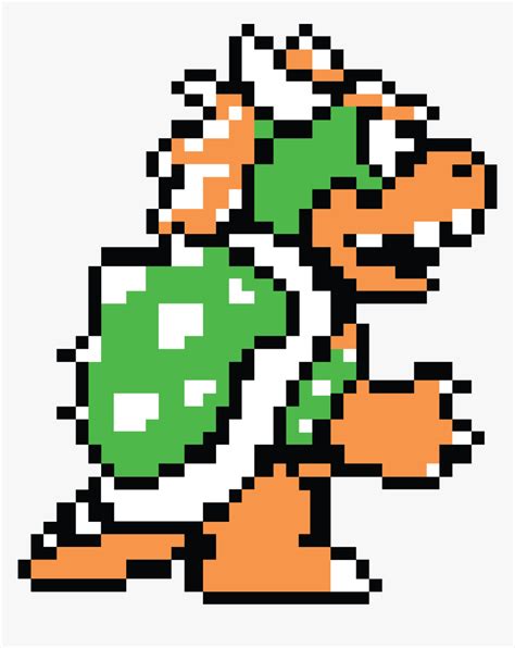 Bowser Pixel Art Mario Bros 3 – Novalena