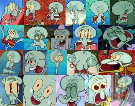 Funny Squidward Faces by PineapplesHaveFeet on DeviantArt