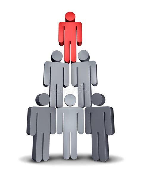 Business Hierarchy Pyramid stock illustration. Illustration of boss - 25510803